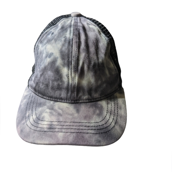 🛍️3 for $10 NWOT gray tie dye trucker hat - Picture 5 of 6